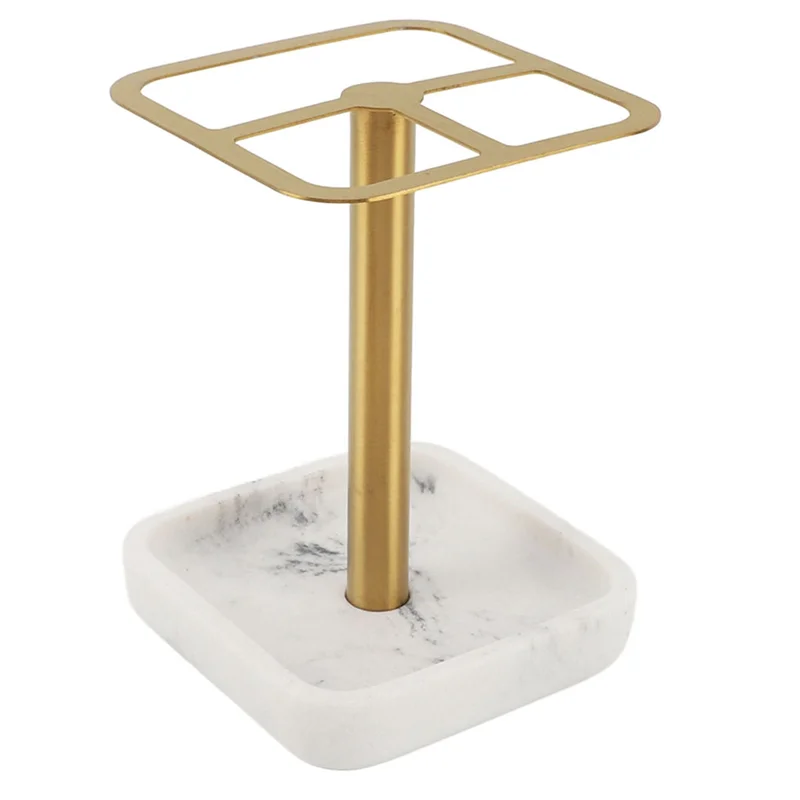 A76X-Toothbrush Holder For Bathroom 304 Stainless Steel Easy Installation Compact Rustproof Stylish Toothpaste Organizer