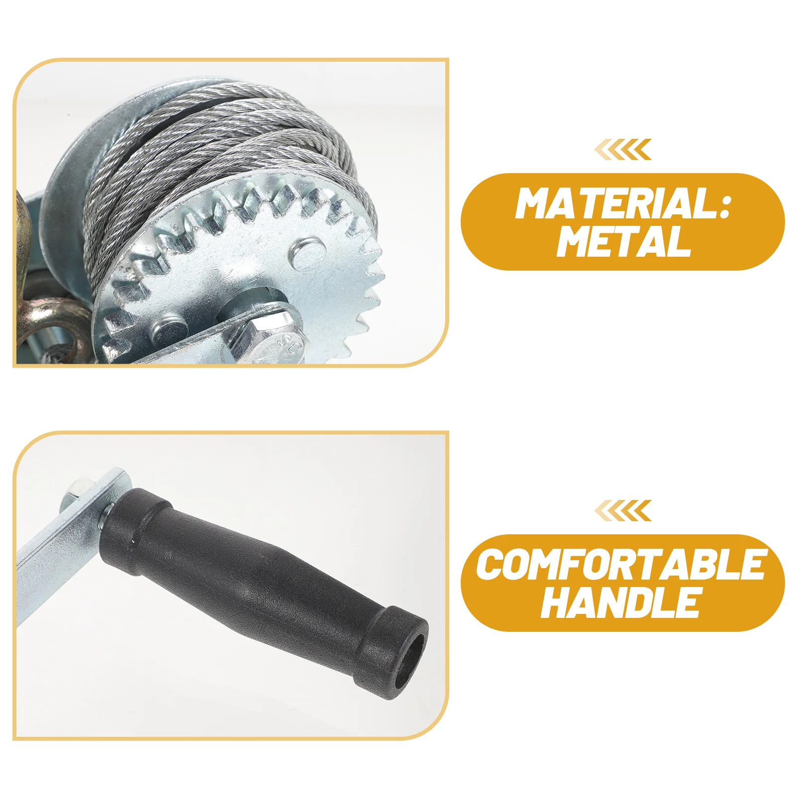 Bootshandwinde Mini 500lb Der Abschleppschleppe für kleine Ratsche Marine Manual Heavy Towing