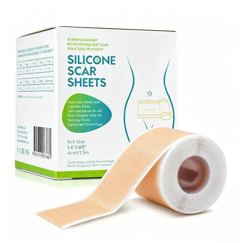A Roll of Ultra-Thin Self-Adhesive Water-Based Protein Dressing - Used for Wound Care, Self-Adhesive Tape, Can Be Cut in Size, S