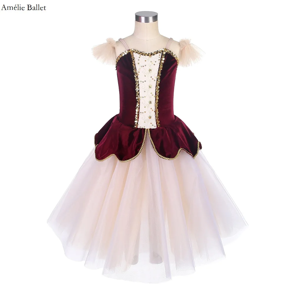 

22110 Girls and Women Velvet Bodice with Layers of Soft Tulle Tutu Skirt Ballet Dancing Dress Romantic Ballet Tutu Costumes