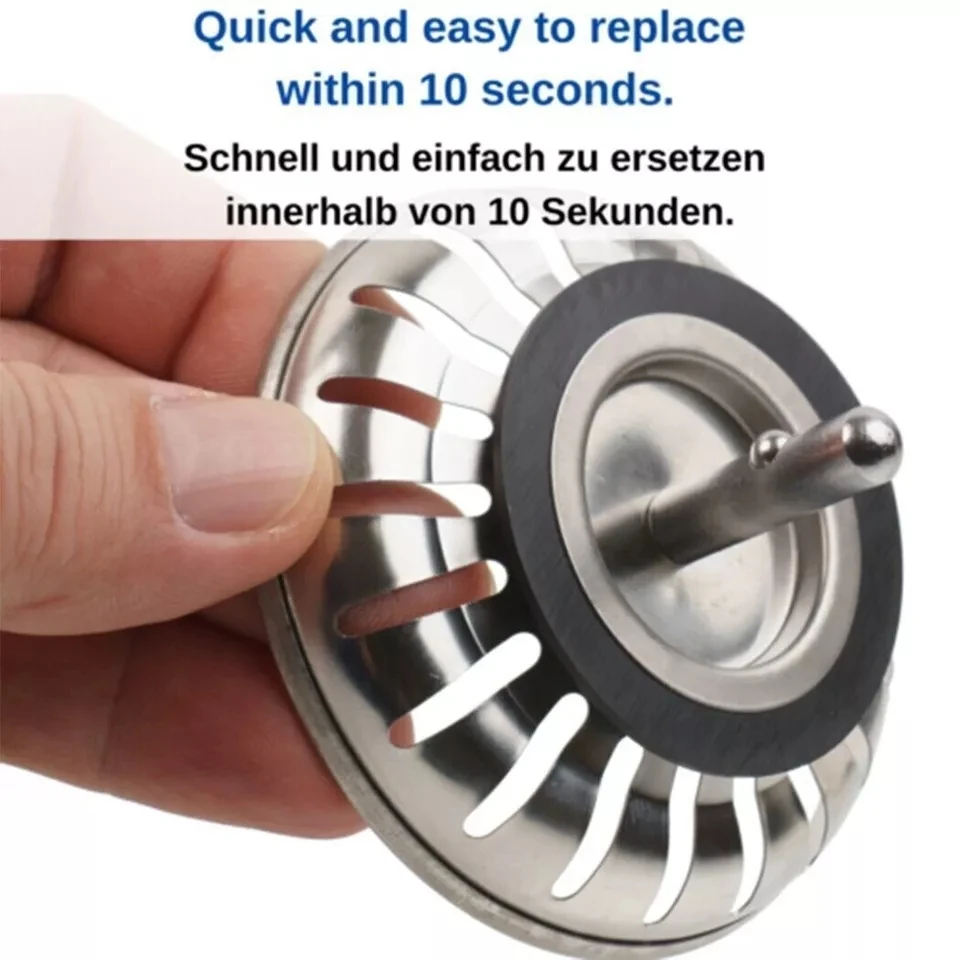 5Pcs Replacement Rubber Seal For Franke Strainer Plug Washer For Kitchen Sink Part