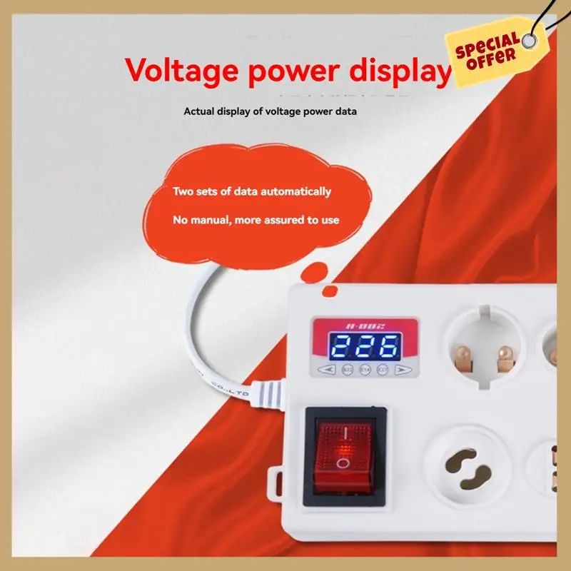 Kinerja Stabil-E27 B22 E14 Lampu Bohlam Tester Lampu LED Tegangan Daya Kotak Uji Cepat Pengujian Cepat dengan Tampilan Daya Steker AS