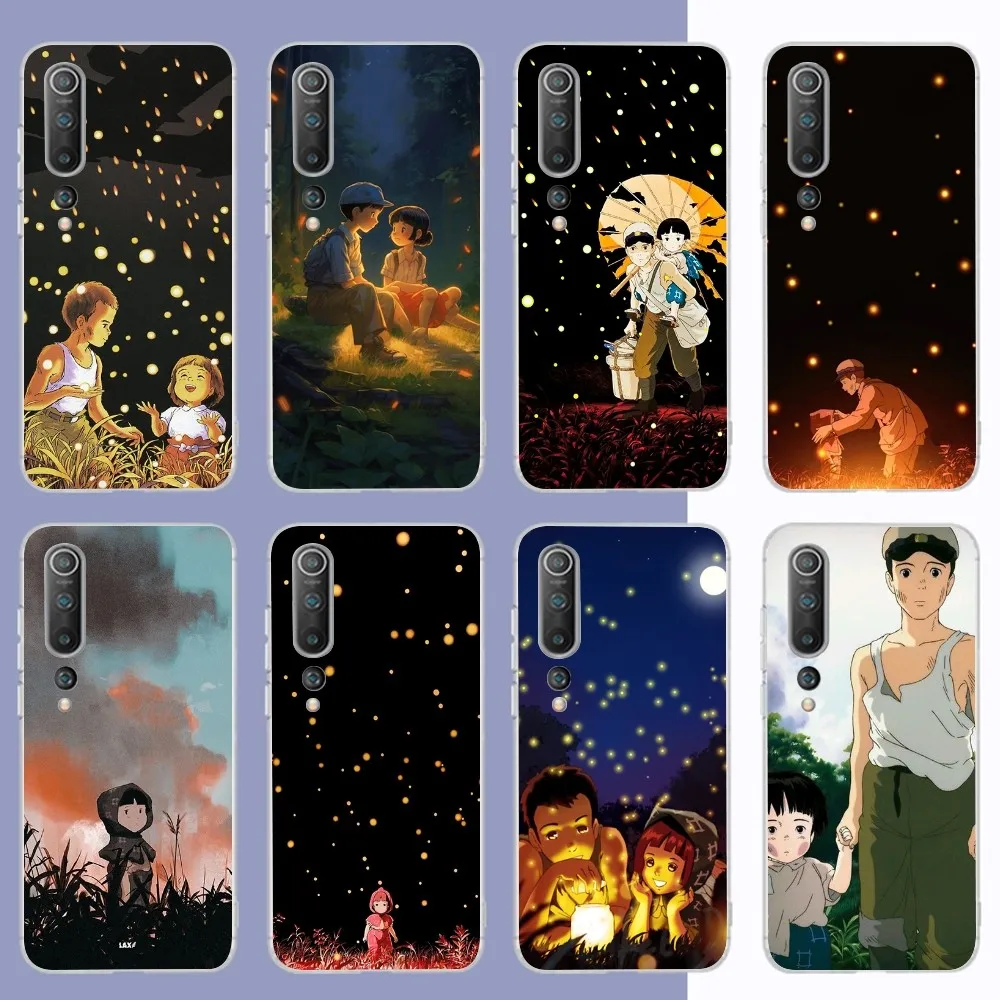 Grave Fireflies Anime Phone Case for Samsung S21 A10 for Redmi Note 7 9 for Huawei P30Pro Honor 8X 10i Cover