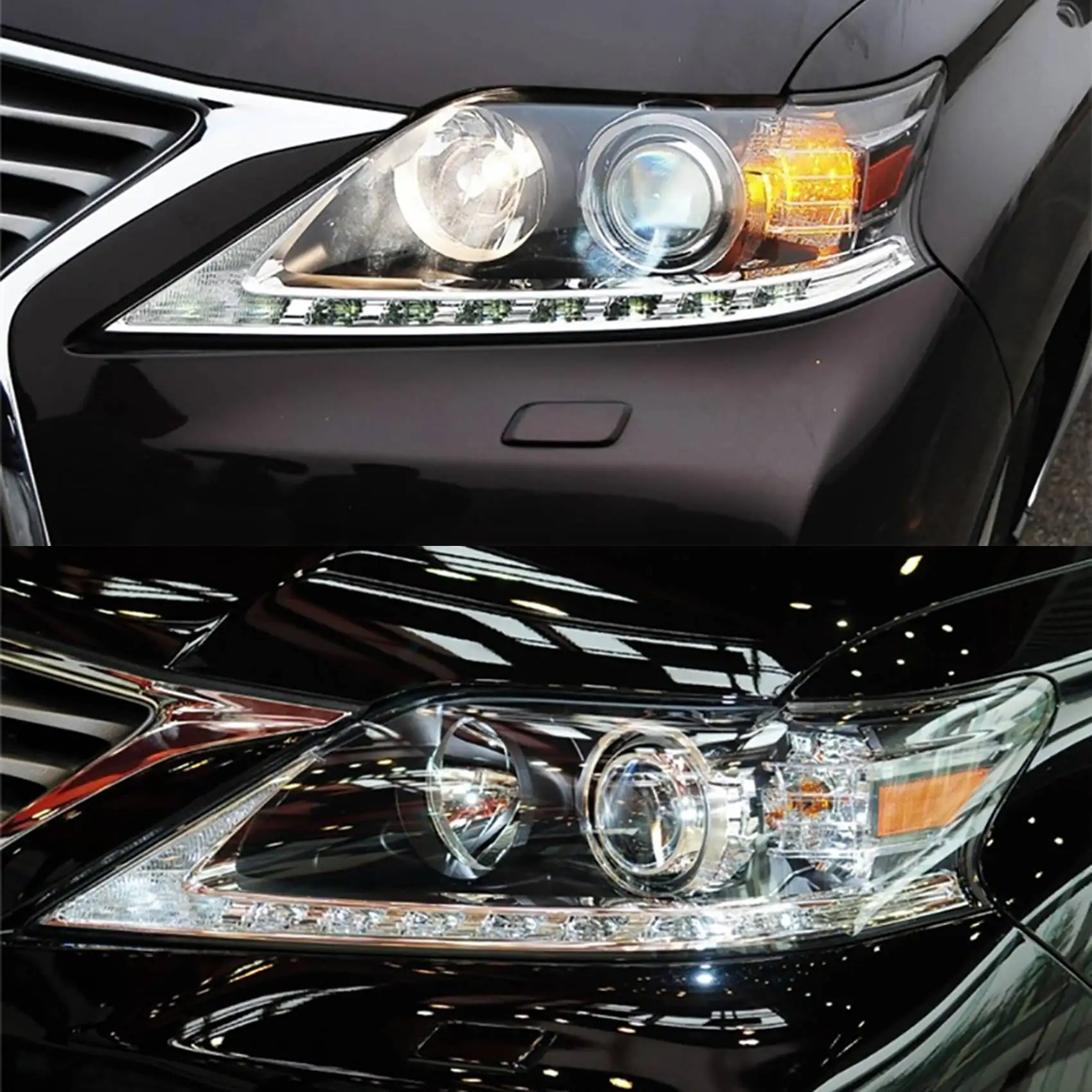 Dla Lexus RX350 RX270 RX280 RX300 2013-2015 Lewa Strona Samochodu Klosz Reflektora Przedniego Przezroczysta Osłona Lampy