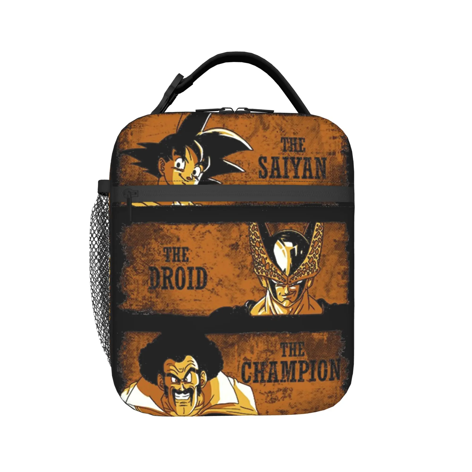 D-Dragon-Ball-L DragonBalls Insulated Lunch Bag for Men Women Food Container Portable Thermal Bento Box For School Office