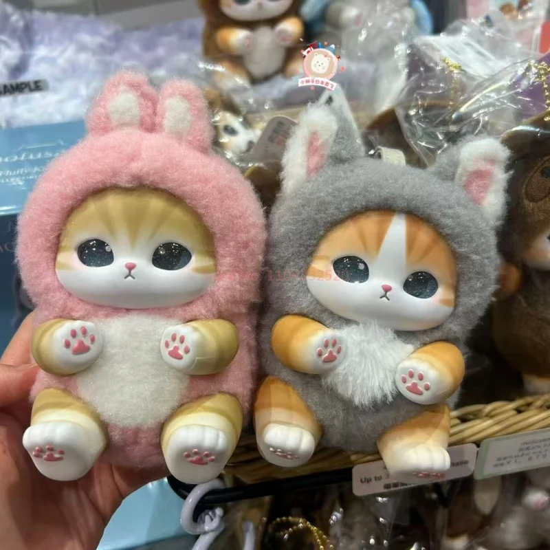 

Новая оригинальная плюшевая подвеска Mofusand Shark Cat: универсальная виниловая фигурка животного, милая кукла-подвеска для сумки, настольное украшение, коллекционная игрушка, подарок