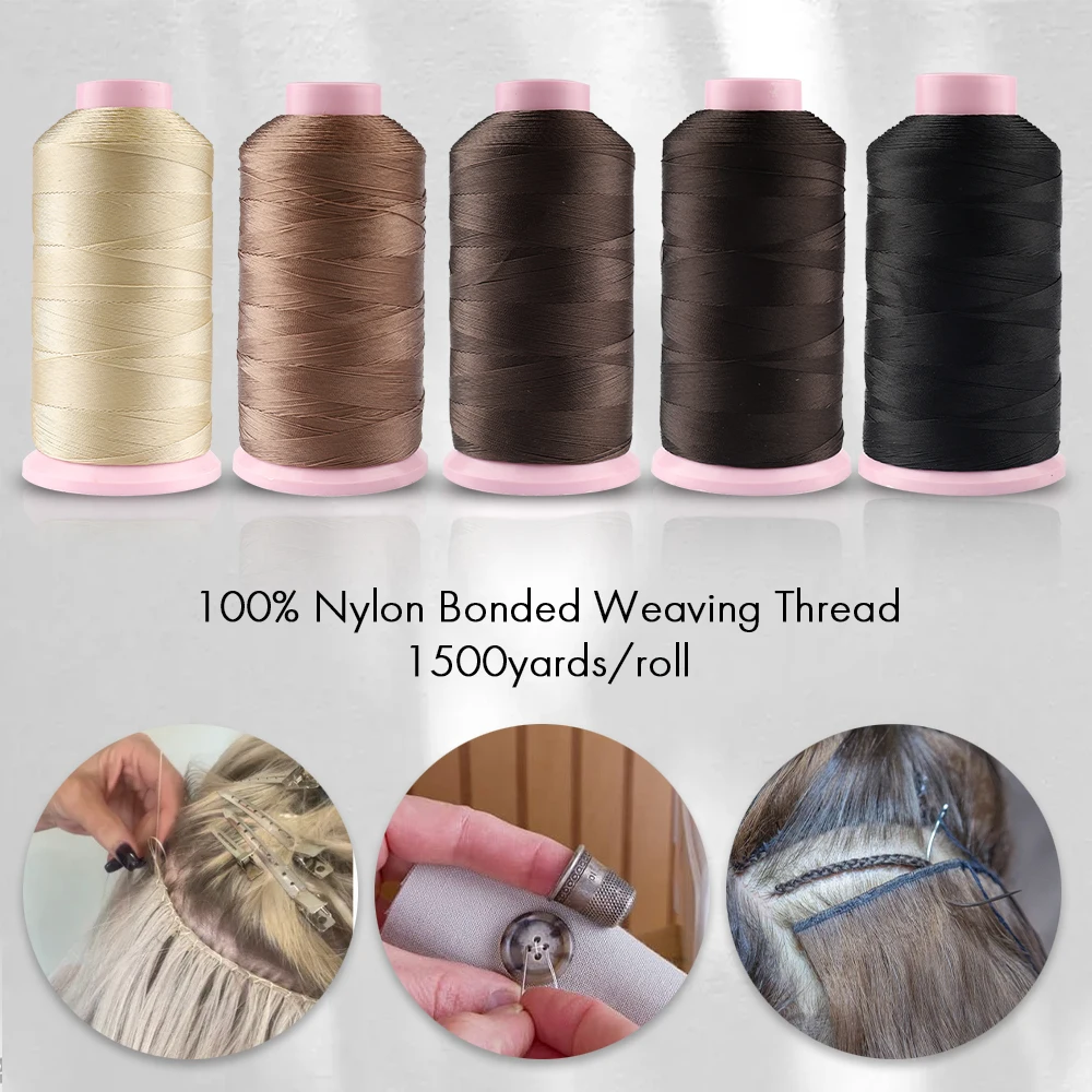 أرلاني 1500 ياردة المستعبدين النايلون النسيج الموضوع لملحقات اللحمة شعر مستعار صنع أدوات الخياطة اكسسوارات الخياطة في ملحقات الخياطة #4