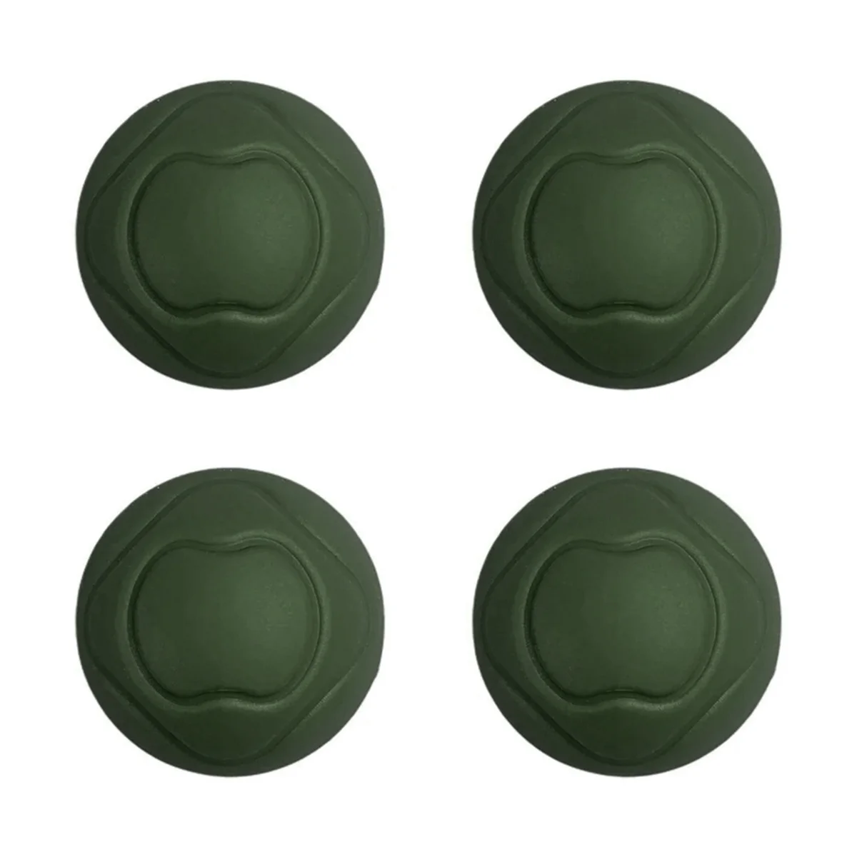 N98R 4 قطعة غطاء للقدم كرسي القمر كرسي خارجي حماة القدم استقرار المطاط الكرة قدم وسادة التخييم جزء الأخضر