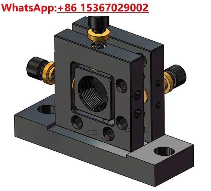 Precision fine-tuning adjustment screw thread pair M6 * 0.3  screw two-dimensional adjustment frame red optical coupler