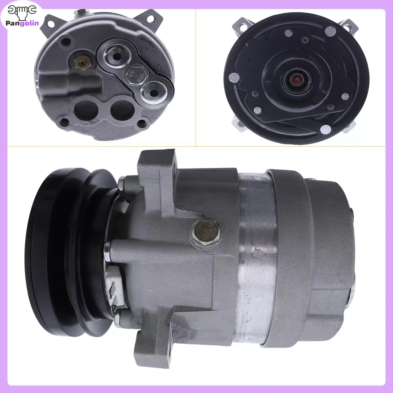 

12V V5 A/C Compressor 5110511 715973 For Kioti DK45S DK55 DK55C DK65C DK901C Tractor T4520-50051 8801016 5110511 16608303201