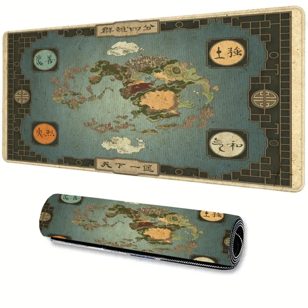 

Avatar The Last Airbender XL Mouse Pad Pc Gaming Accessories Tapis De Keyboard Carpet Laptop Kawaii Desk mat Office Mousepad Mat