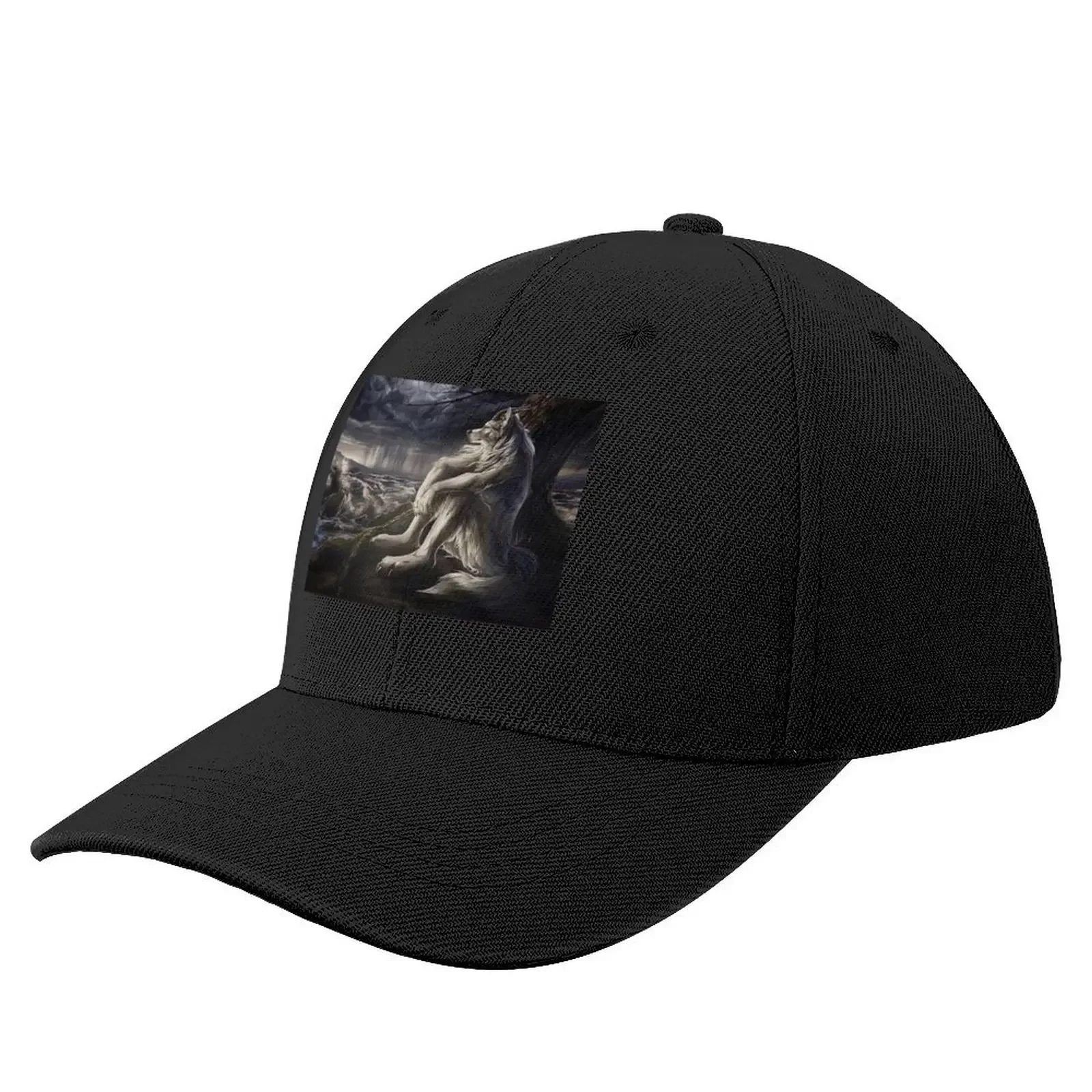 

emo wolf Baseball Cap cute Sun Cap Luxury Woman Men's