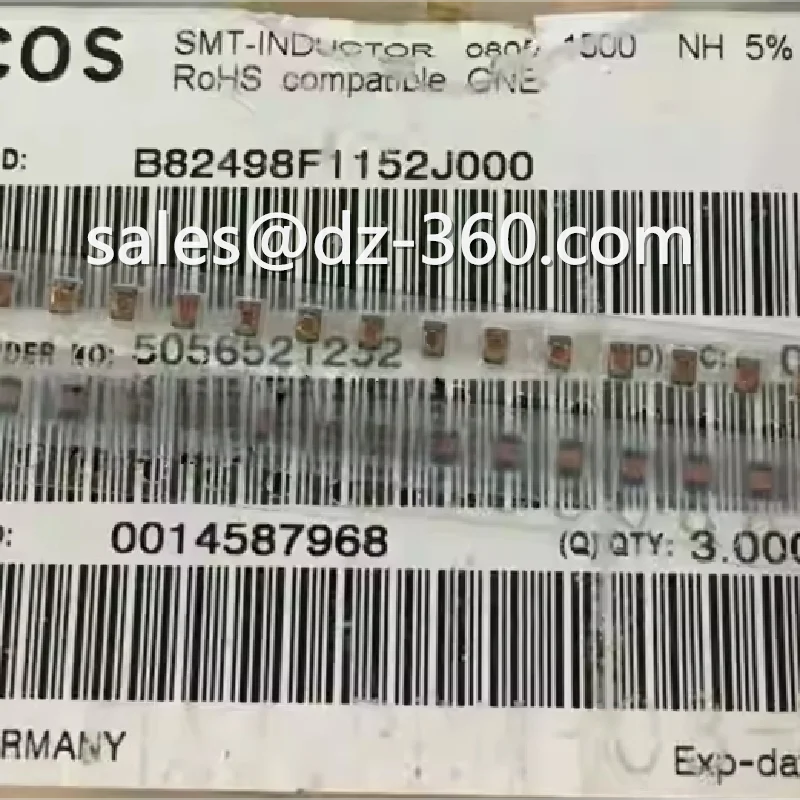 

100 шт./лот B82498F1152J B82498F3270J B82498F3470J B82498F3181J B82498F1102J SMD 0805 Высокочастотный индуктор, 100% новый