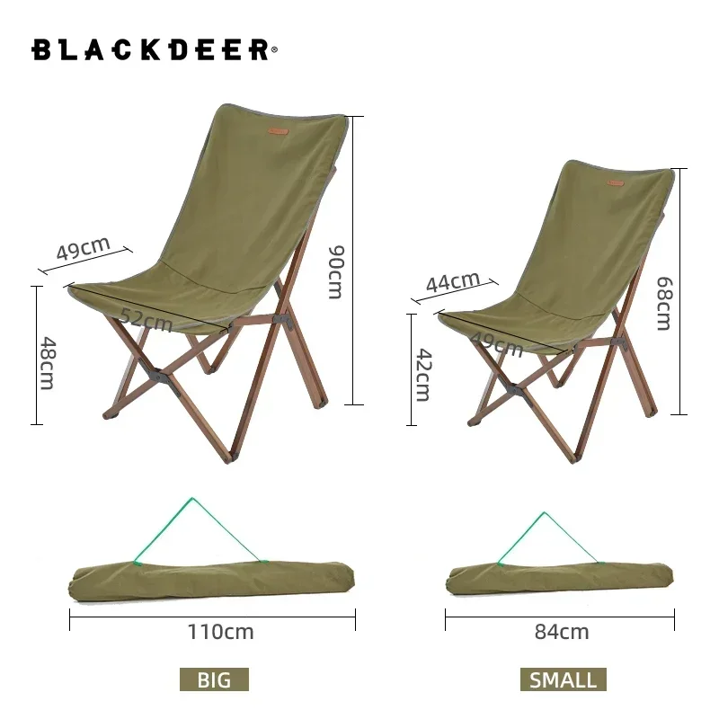 BLACKDEER  Camping Chairs Ultralight Folding Seat Portable Multipurpose Beach Leisure Chaise Longue Sun Loungers Sunshade Rest