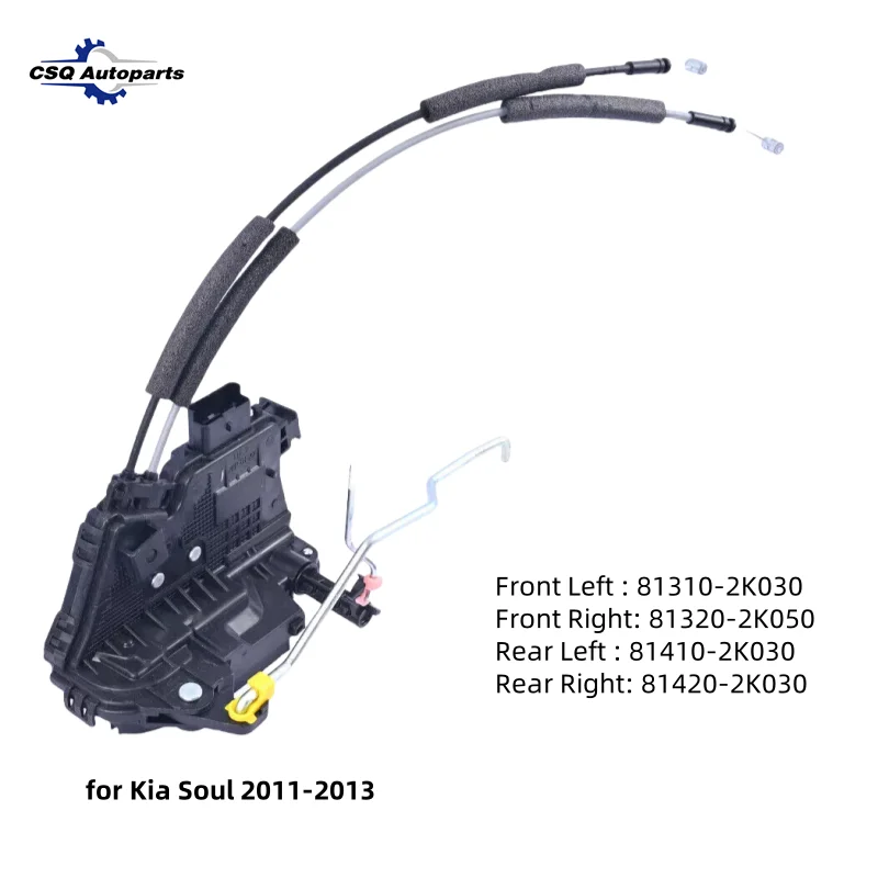 

6/4pins For Kia Soul 1.6 2.0 2011 2012 2013 81320-2K050 81410-2K030 81420-2K030 813102K030 Door Lock Latch Actuator