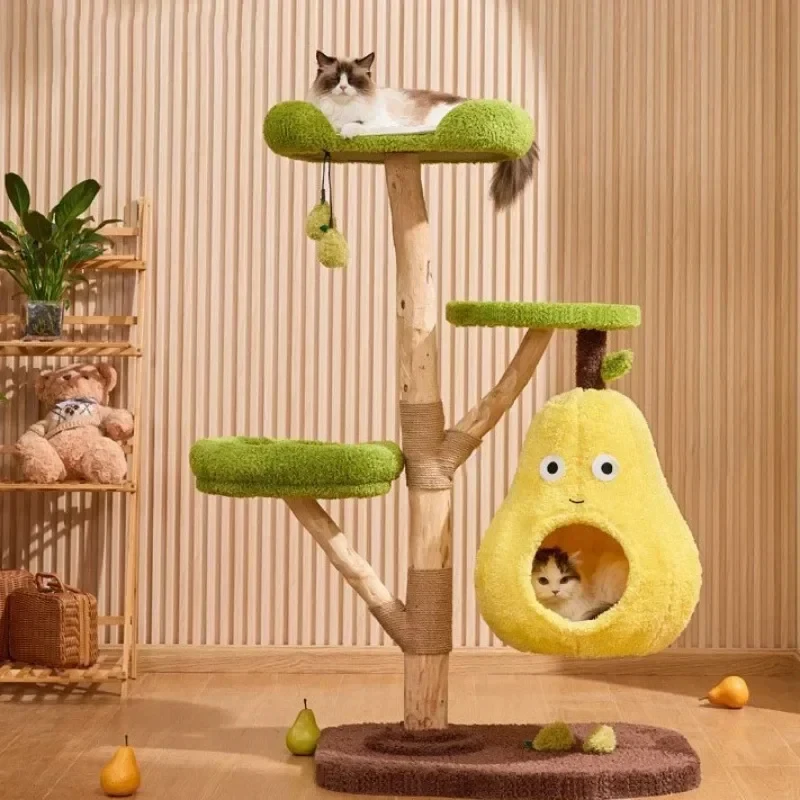 high quality Internet Celebrity Frame Duck Cover Nt Solid Tree Integrated Climbing Structure s