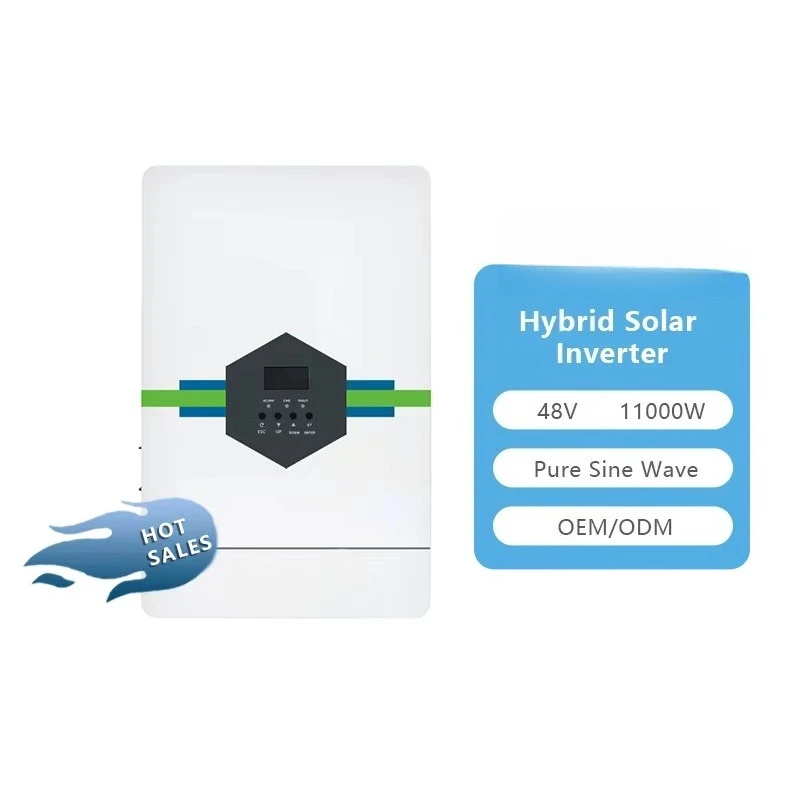48V 11KW Photovoltaic Solar Power Grid Tie Inverter with  Hybrid Technology Single/Dual Output