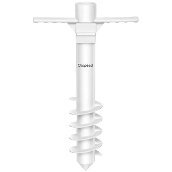 그라운드 플러그 우산 베이스 말뚝, 야외 액세서리, 해변 거치대 휴가 필수품, 플라스틱 스탠드 앵커 