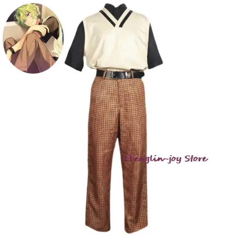 ss23Game 앙상블 별 에덴 토모에 히요리 코스프레 의상 가발 애니메이션 성인 여성 남자 아동 조끼 바지 할로윈 데일리 의류 Sui