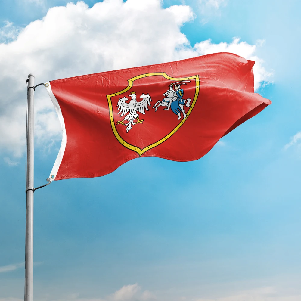 Puppet State Of The Second Polish Republic 1920-1922 Flag 3*5FT 90*150 CM Poland Flags Custom Logo Indoor Decor Banner Polyester