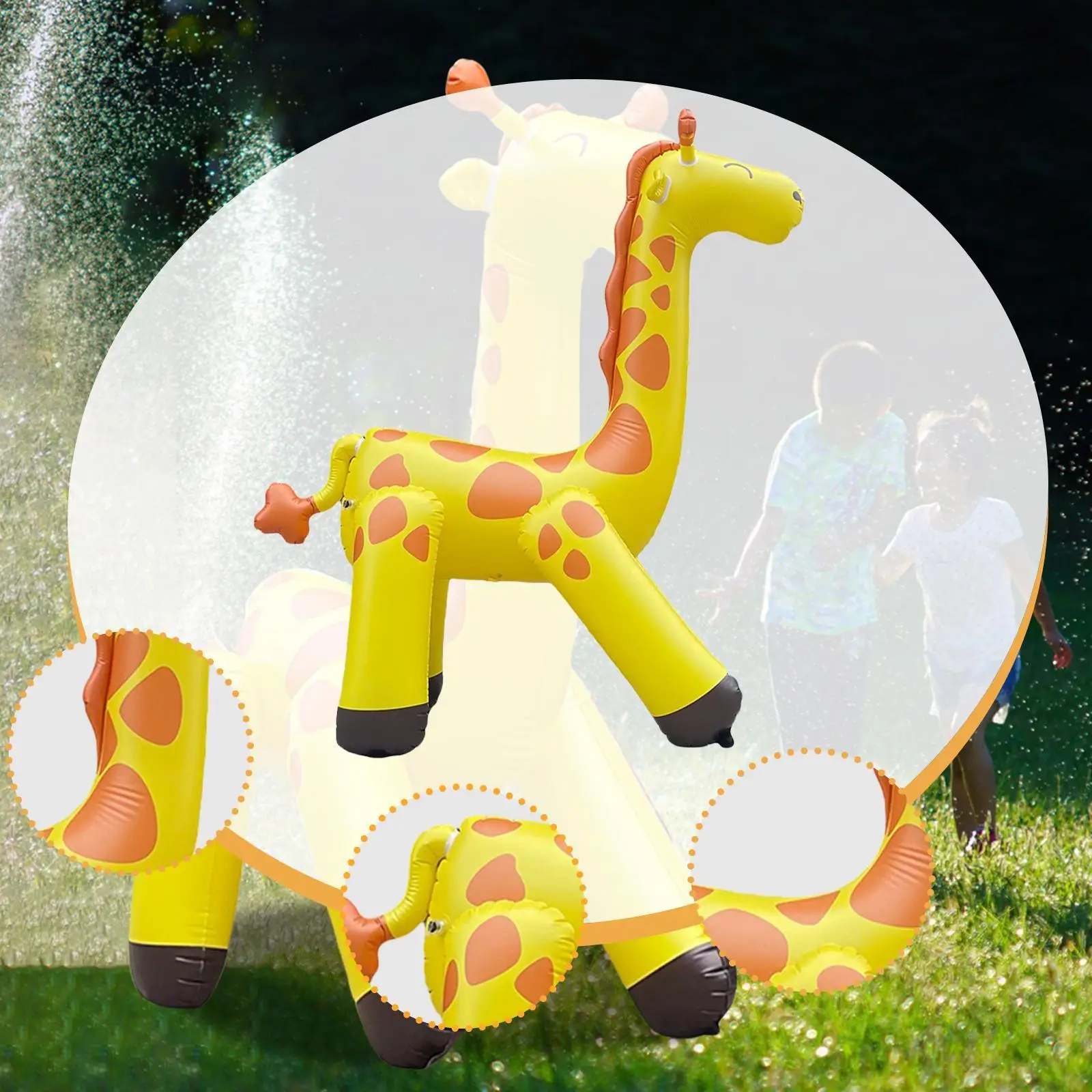 Giraffen-Sprinkler, Kindergeburtstag, Outdoor, lustiger Rasen, aufblasbares Wasserspielzeug, Geschenk für Outdoor-Festival, Hof, Aktivitäten