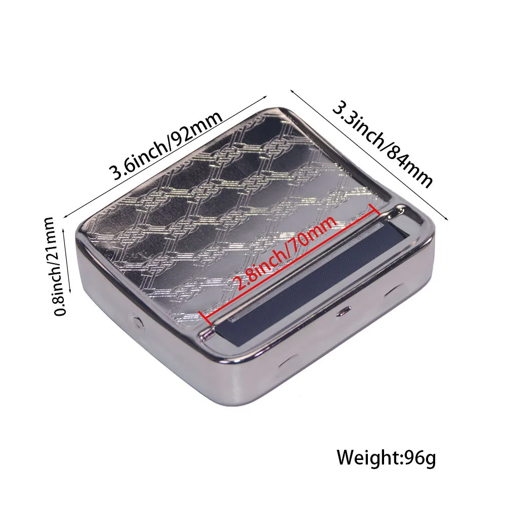 1, Multi-Pattern Optional, Metal Box Type Semi-Automatic Manual Operation Type 70mm Cigarette Maker Cigarette Machine, Smoking a