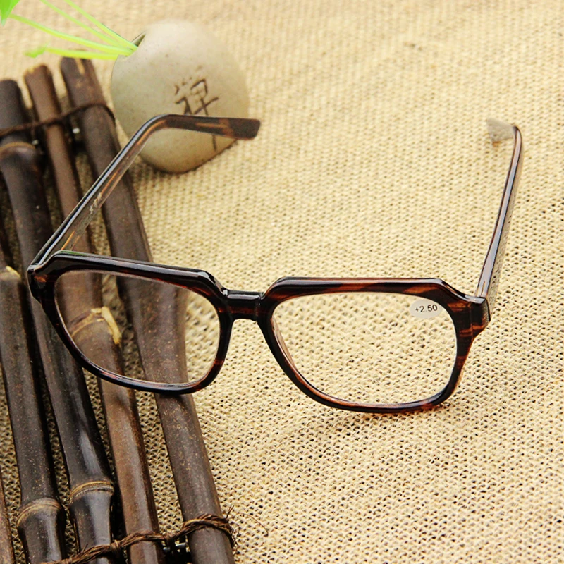 Crystal Stone Reading Glasses Large Frame Presbyopic Glasses Men's HD Stone Glasses Big Face