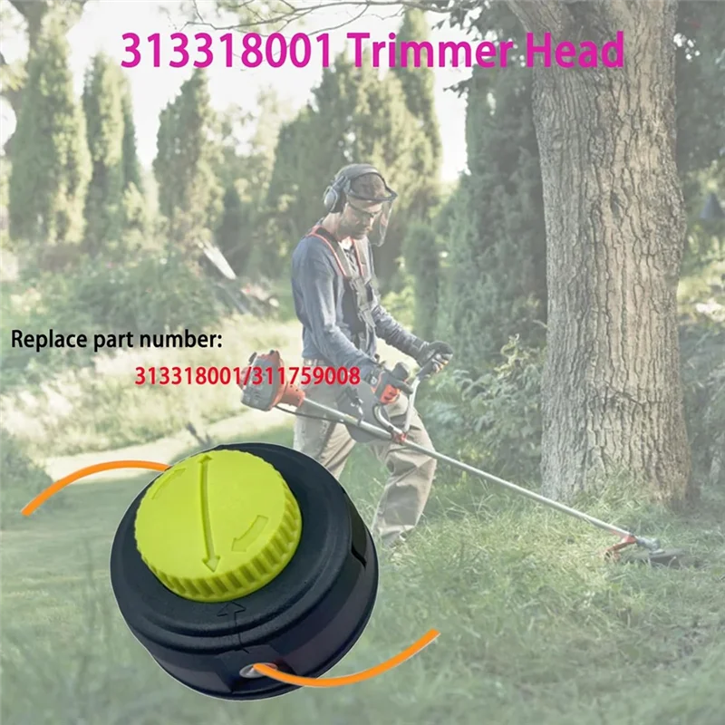 

AB66-313318001 311759008 Trimmer Head Kit Replacement For RYOBI Trimmer Head Trimmer Head Assembly P2009 RY15523A