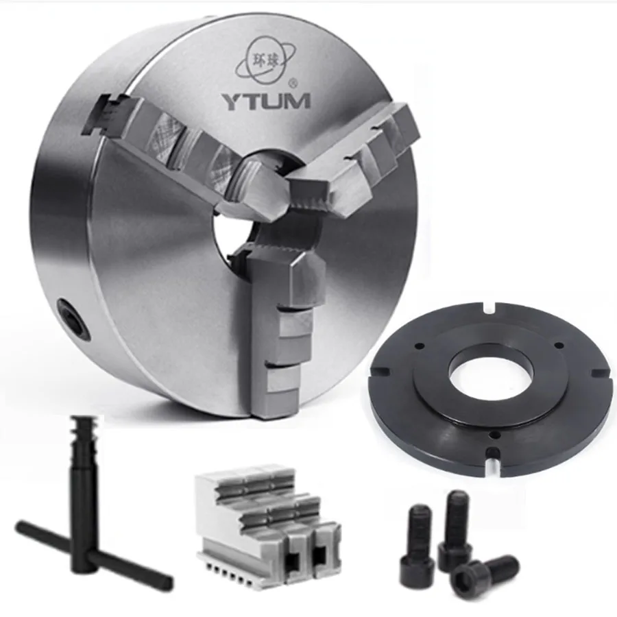 Vertical Chuck 200 Bottom Plate Precision Self centering Manual Fixed Installation Drilling Machine Workbench 160 Flange Base