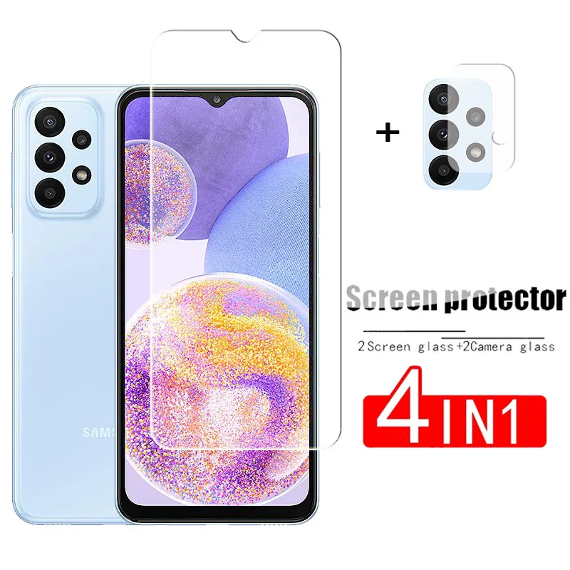 

Full Gule Glass For Samsung Galaxy A23 Tempered Glass For Samsung Galaxy A23 Screen Protector Phone Lens Film For Samsung A23