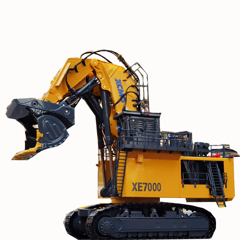 Original factory 1/50 XCMG XE7000 mining excavator vehicle model Large excavator model Engineering vehicle model