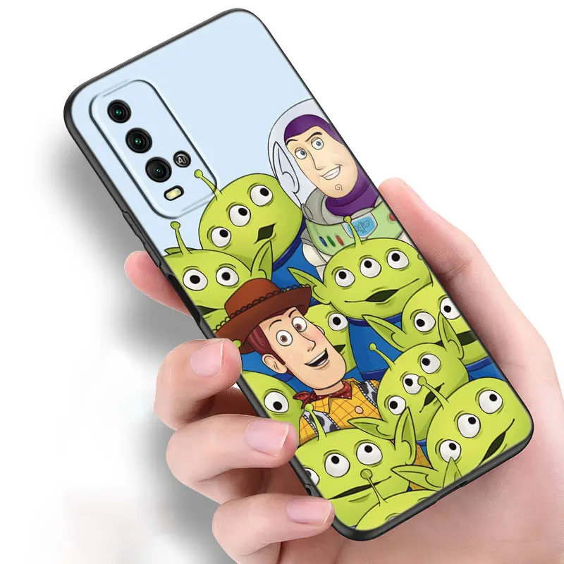 Buzz Lightyear Black Phone Case For Xiaomi Mi POCO X5 X4 X3 NFC F4 F3 GT 5G C50 C55 C40 F1 M5 M5S M4 M3 F2 Pro 5G Cover