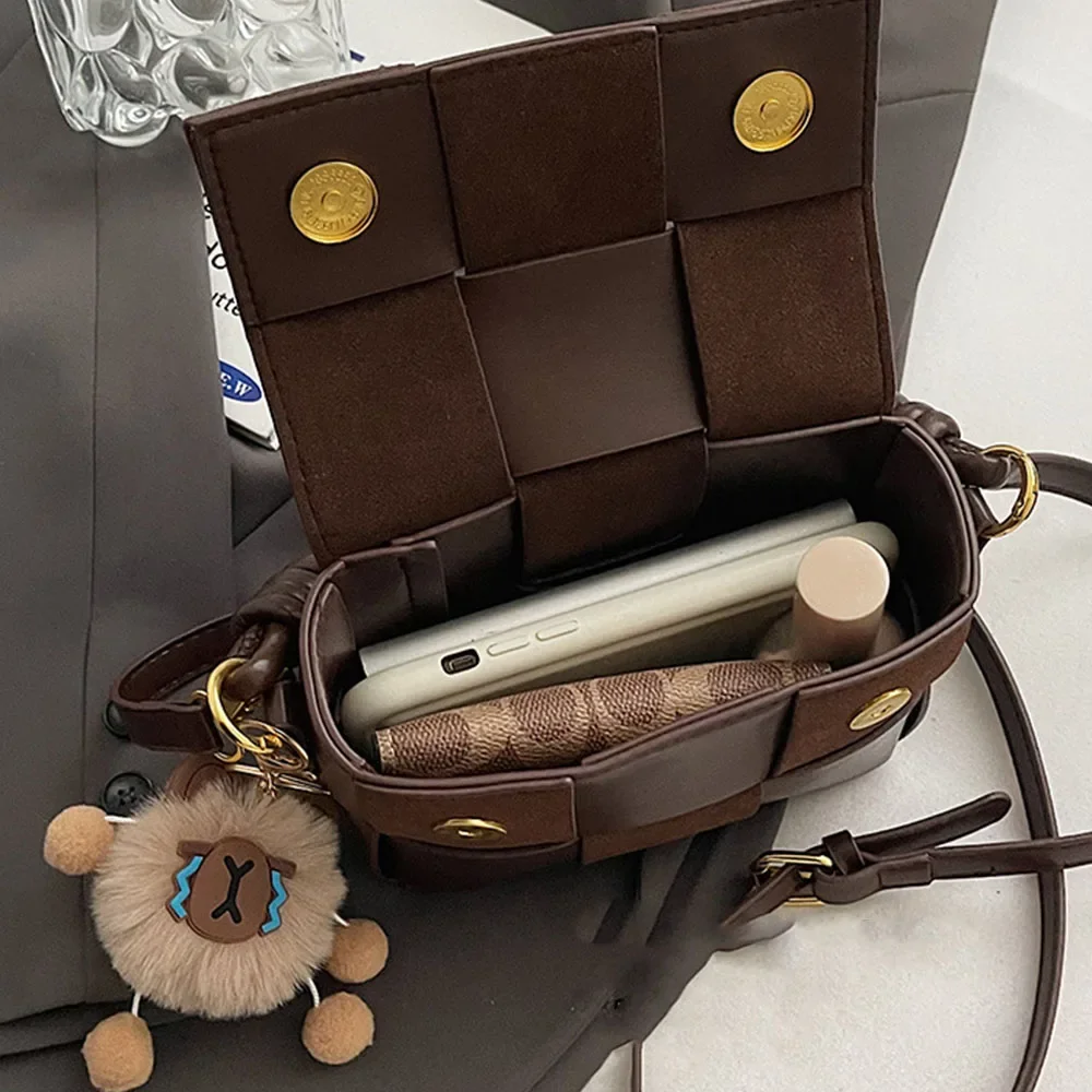 حقيبة كروس صغيرة كلاسيكية جديدة للخريف والشتاء، حقيبة مربعة صغيرة عصرية وغير رسمية، كتف واحد متعدد الاستخدامات للنساء