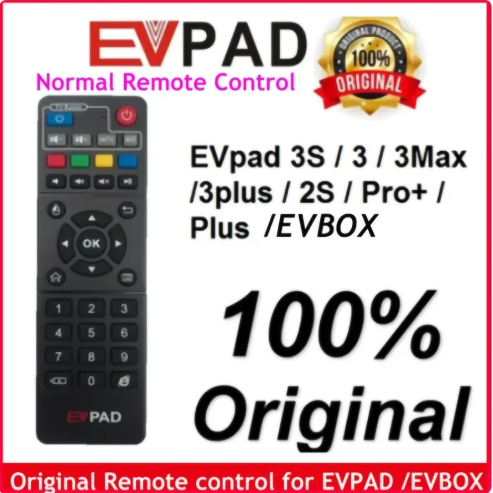 Голосовой пульт дистанционного управления EVPAD / EPLAY/EVBOX для EVPAD 3S/3/3Max/3plus/2S / Pro+ / Plus / 5S / 5P / 5MAX/6S/6P/10S/10PEVBOX