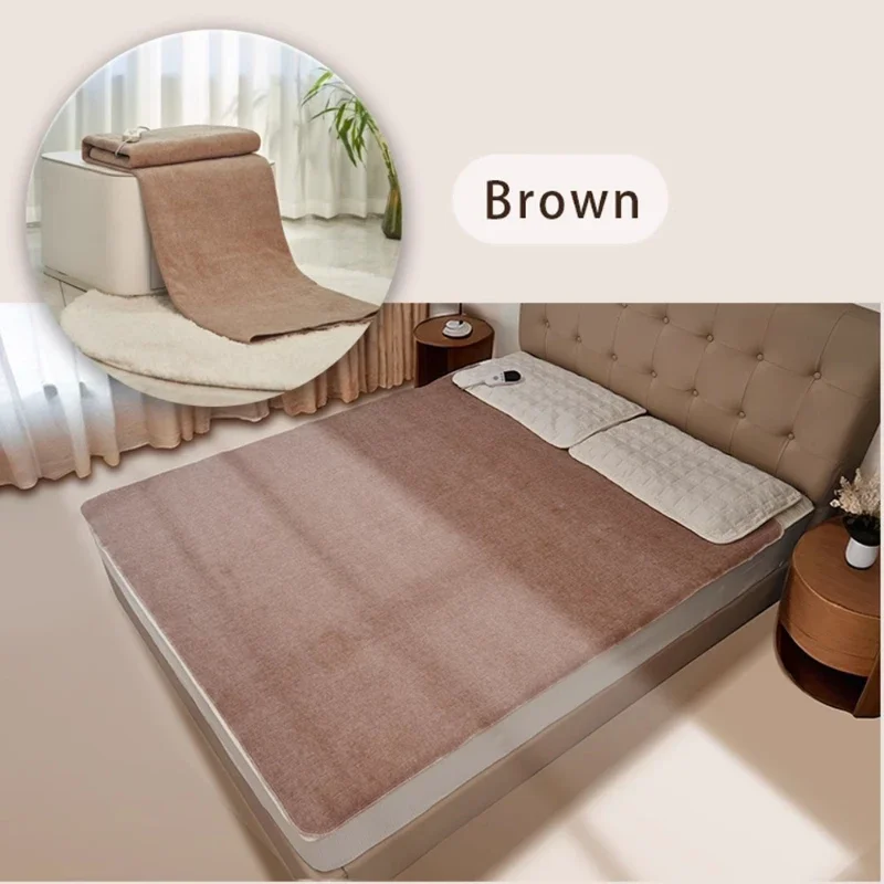 

Large Electric Blanket Oversized Heated Throw Wide Thermal Blanket Big Heating Extra Large Warm Koc Grzewczy Warming Products