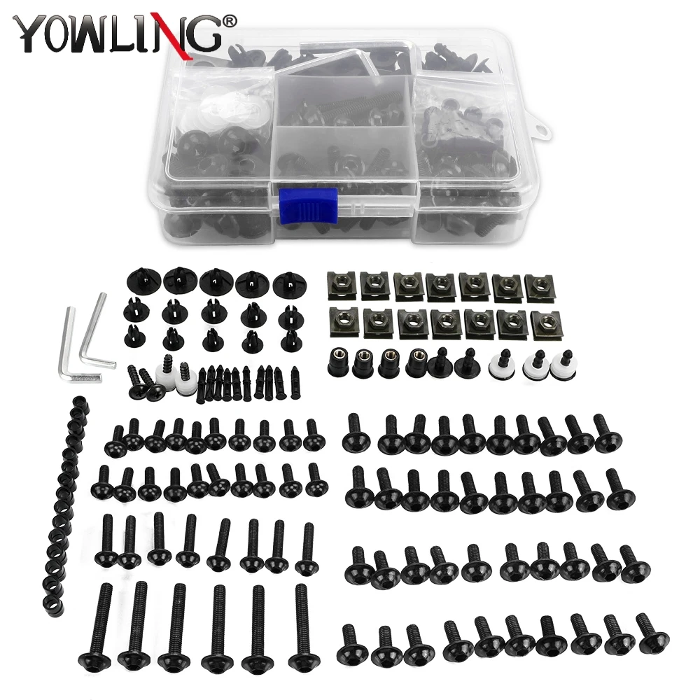 

Для SUZUKI GSX-R 600 750 GSXR 2006-2009 2010 2011 2012 гайки обтекателя мотоцикла шайбы полный комплект крепежный болт винт