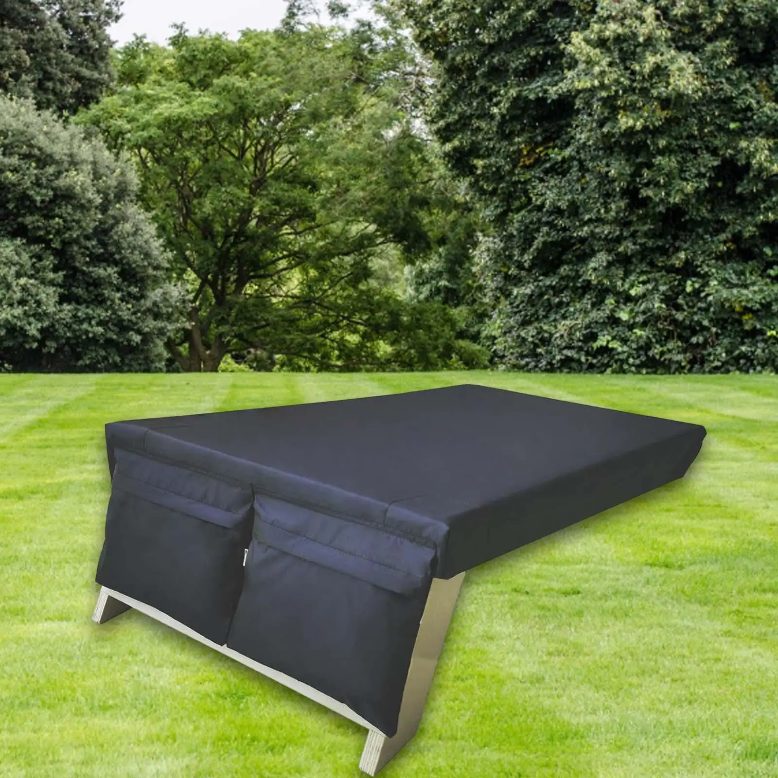 Boards Cover Dustproof 49x25inch with Pockets for Storing Cornhole Bags Oxford Regulation Size Protector