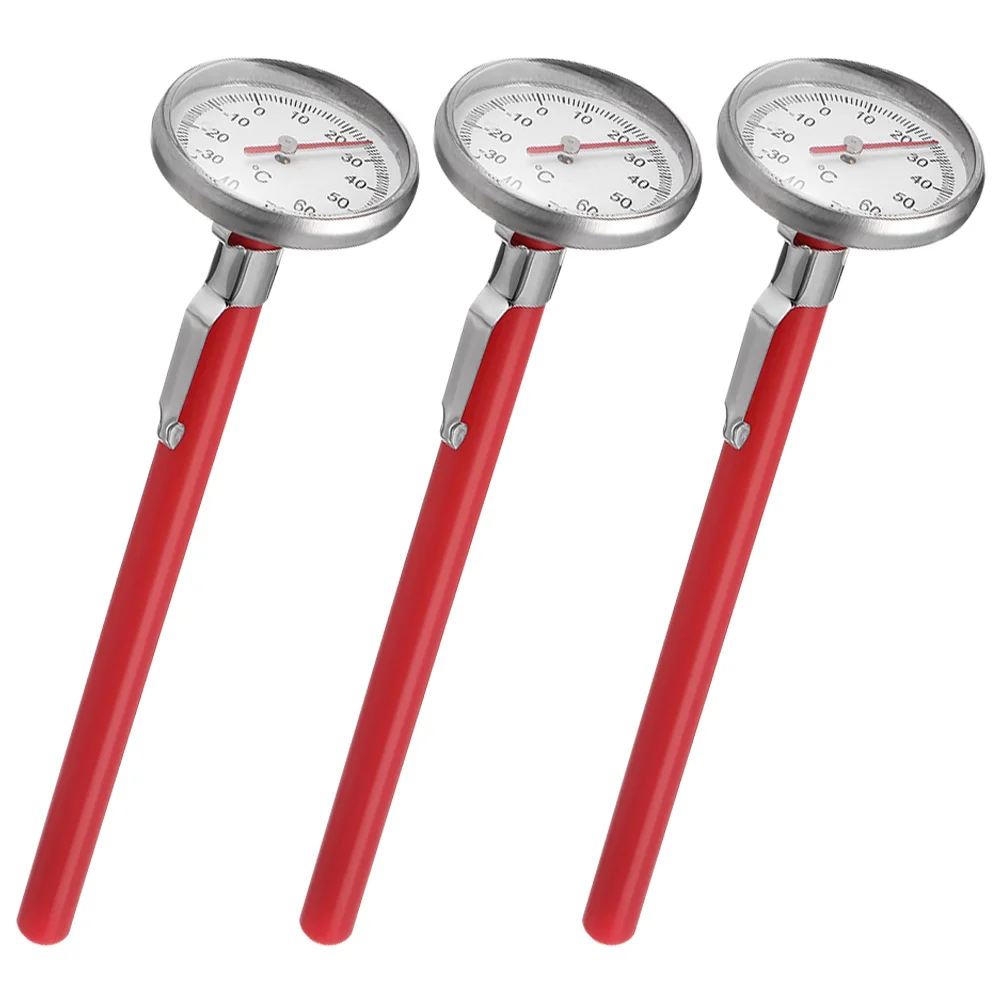 

3Pcs Car Air Conditioner Thermometer Mechanical Compact Sturdy Temperature Gauge for Dashboard Interior Accurate