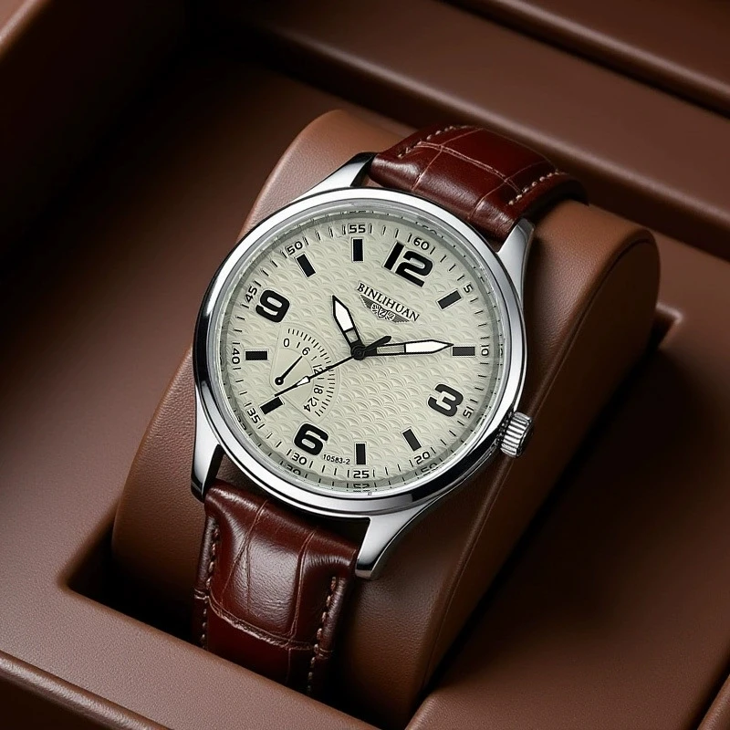 New Fashion Luxury Man High Quality Business Leather Watch Men Sports Quartz Watches Students Wrist Watches Gifts Reloj Hombre