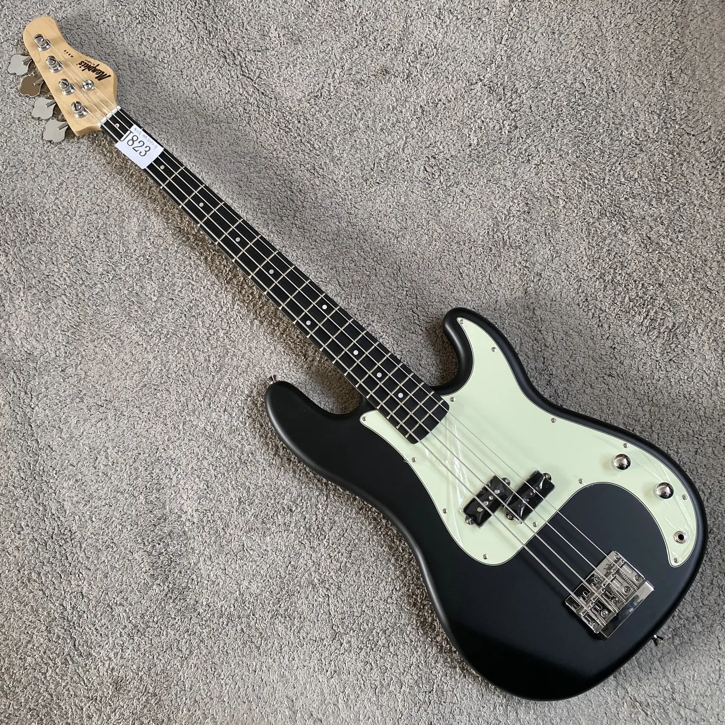j823 Memphis by Tagima 4 String Electric Bass Guitar Precision Bass Matte Black Color Genuine and Original - view 2
