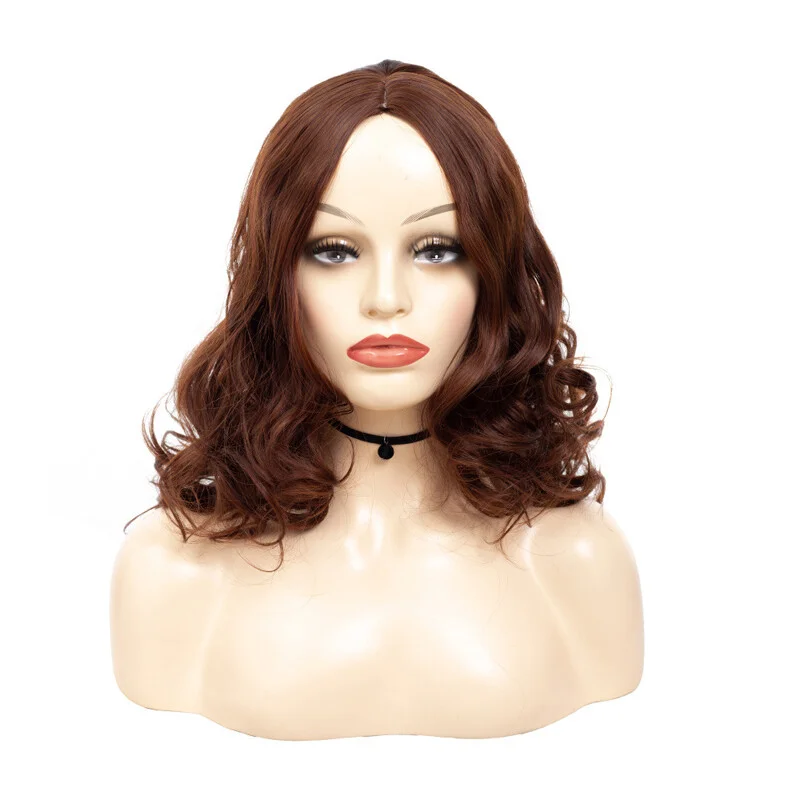 

Women Wig Girl Party Wig Wavy Curly Full Hair Wig Ladies Synthetic Wig