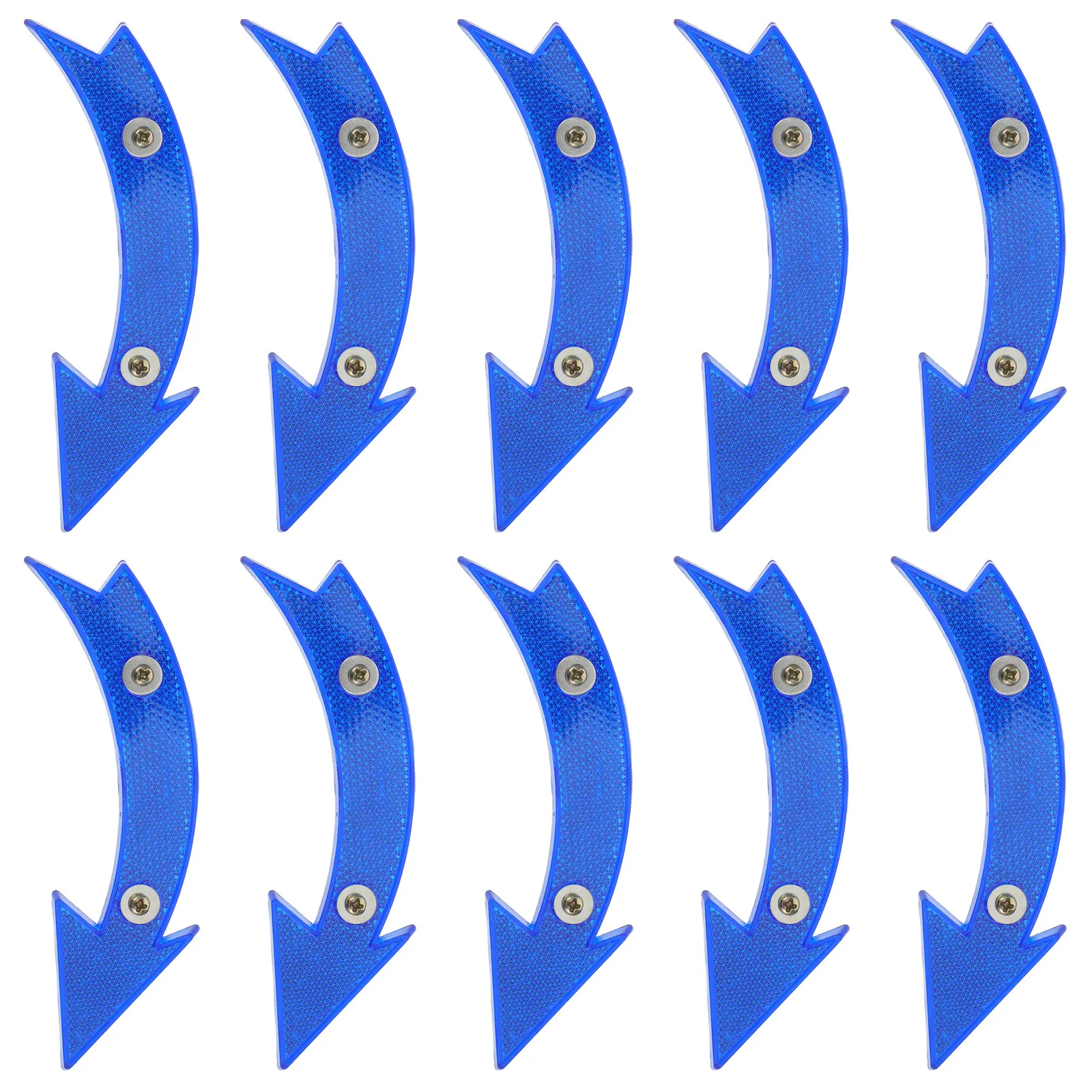 

10Pcs Reflective Bike Wheel Reflectors Arrow Shape Waterproof Night Riding Safety Cycling Accessories Bright Spoke Reflectors