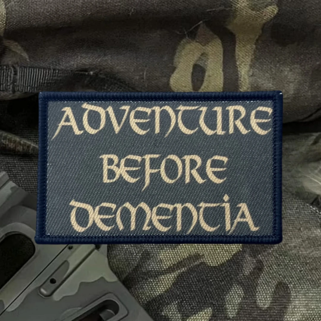 Parche táctico Adventure Before Dementia – Moral con velcro - imagen 3