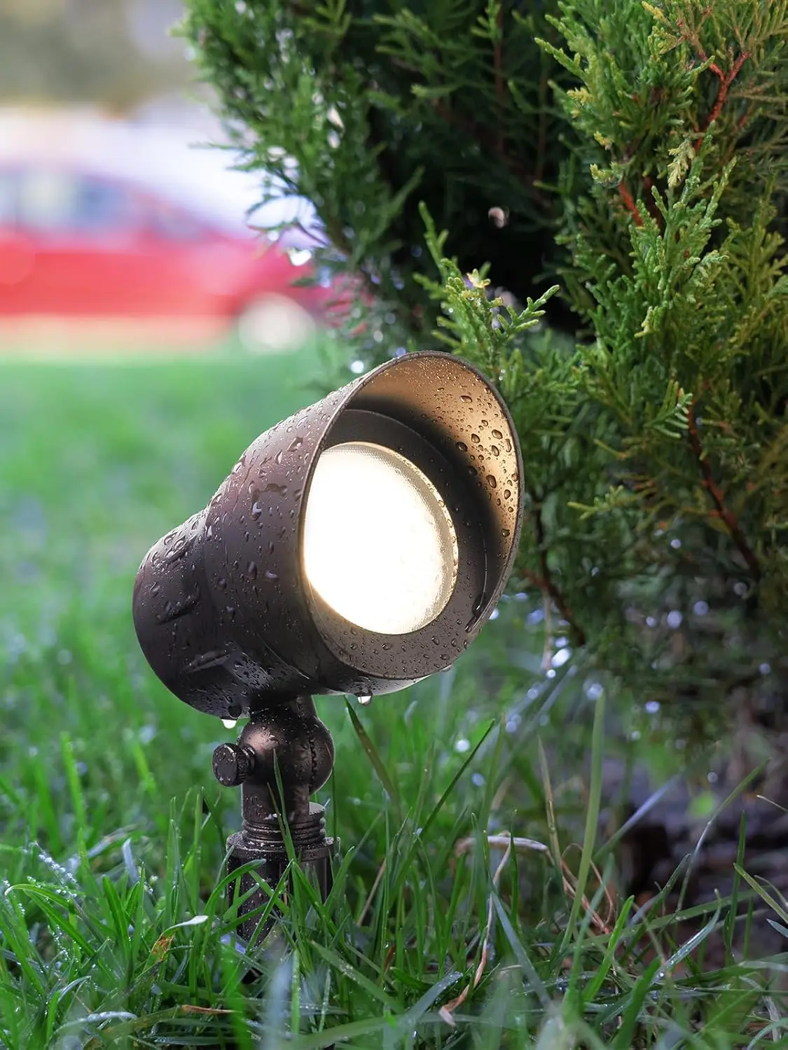 低電圧LED景観照明スポットライト、5W 12V通路照明屋外用、CRI90、アルミ製スポットライト（庭園用）、工場直販