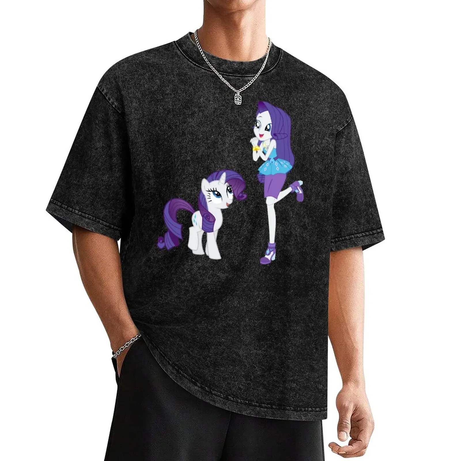 Rarity ~ A Friend Like Me T-Shirt aesthetic clothes oversizeds anime figures men clothing