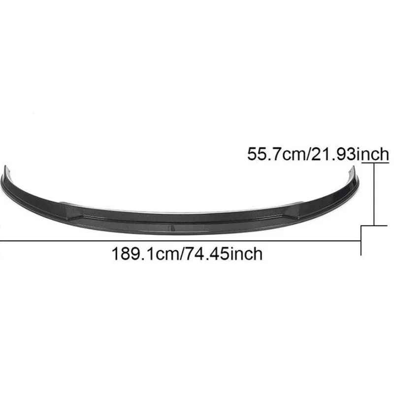 Manufactured Car Parts Carbon Fiber Front Spoiler Bumper Lip For Tesla Model 3 2019 2020 2021