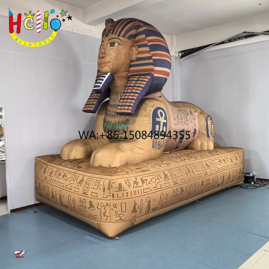 Egyptian Theme Advertising Decoration Lifelike Inflatable Sphinx Model