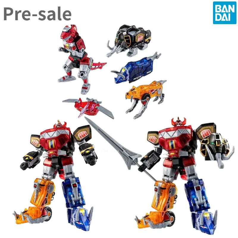 Pre-sale Original Bandai Super Sentai Shokuku SMP Dino Sentai Megazord Evolutionary Combination Assembling Model Collection Toys