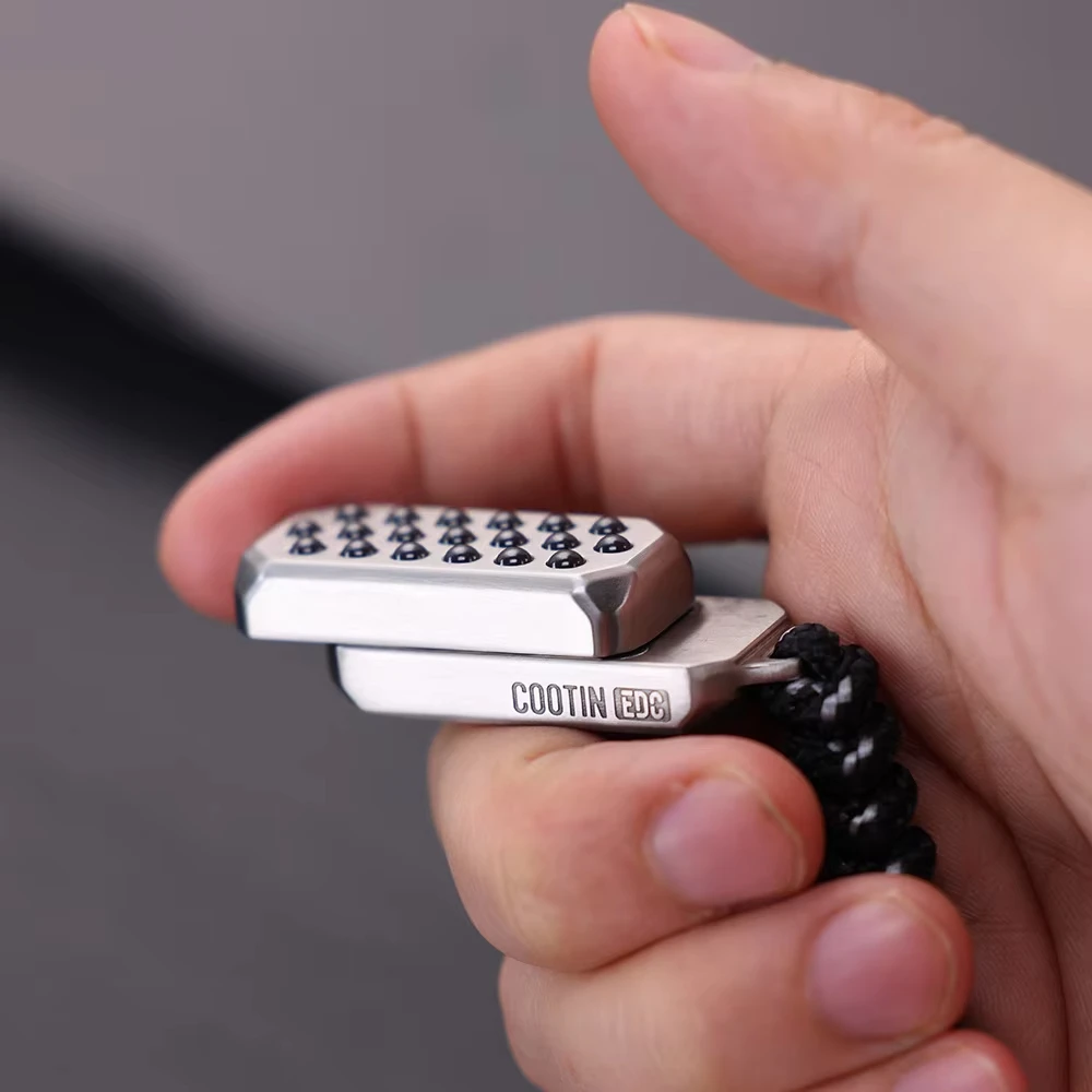 EDC أداة منزلق بأطراف الأصابع من الفولاذ المقاوم للصدأ أداة ADHD ألعاب حسية لتخفيف التوتر لعبة تململ سبينر