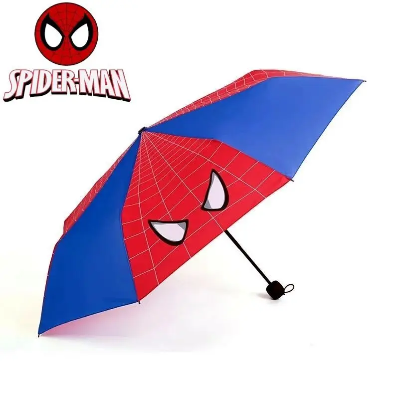 

Marvel Spider Man Children Automatic Umbrella Manual Umbrella Cartoon Folding Sunscreen Sunny Day Rainy Day Sun UV Protection